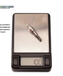 BOWCORE Premium Stainless Steel Archery Target Field Points: Screw in Bullet or Combo Field Point for Multiple Arrow Sizes - 1 Dozen 11/32"-stainless steel-combo shape 250 grains 11 61Ff 1NDi9L