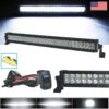 No.1 30 Inch LED Light Bar Arsenal New Design Flood/Spot Combo Beam CREE 3w LED's 168w 18,000 Lumen Off Road Polaris RZR XP1000 X4 UTV Trucks Can Am X3 FREE LED Light Rocker Switch Kit