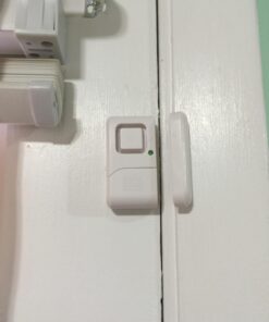 GE Personal Security Window and Door Alarm, 2 Pack, DIY Protection, Burglar Alert, Wireless Chime/Alarm, Easy Installation, Home Security, Ideal for Home, Garage, Apartment and More, 45115 White 42 61FfUV7ER1L