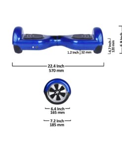 ECO-FUSED Waterproof Backpack to Carry and Store Your Drifting Board (Two Wheels Smart Balance Board Scooter Electric Self Smart Drifting Board) - Mesh Pocket - Adjustable Shoulder Straps Black - For 7" wheels and max. 23.5" long 16 61FgdPDZxFL