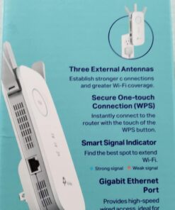 TP-Link AC1750 WiFi Extender (RE450), PCMag Editor's Choice, Up to 1750Mbps, Dual Band WiFi Repeater, Internet Booster, Extend WiFi Range further 44 61FgmsiN5oL
