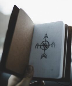 Pocket Travelers Notebook, Refillable Leather Travel Journal for Men & Women, Notebook Cover for Field Notes, Moleskine Small 3.5 x 5.5 Inches, Brown 38 61FgnUTPEL 1