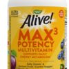 Nature's Way Alive! Max3 Potency Multivitamin, Antioxidants & High Potency B-Vitamins to Support Cellular Energy Metabolism*, No Added Iron, 180 Tablets 180 Count (Pack of 1) 28 61FhxlvaSoL
