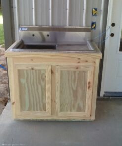 GRIDMANN Stainless Steel 1 Compartment Utility Sink with Right Drainboard, NSF Certified Commercial Kitchen Sink, 18" x 18" x 12" Bowl 31 61FiuqkfMTL