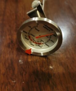 Candy Thermometer Deep Fry/Jam/Sugar/Syrup/Jelly Thermometer with Stainless Steel Large 2" Dial & 9" Accurate Sensitive Long Probe Oil Thermometer Cooking Thermometer Candy DeepFry Thermometer-9 Inch Probe 25 61FjTE0INsL