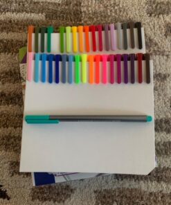 STAEDTLER Color Pen Set, Set of 36 Assorted Colors (Triplus Fineliner Pens) Basic Set pack of 36 47 61FkkxA7MhL