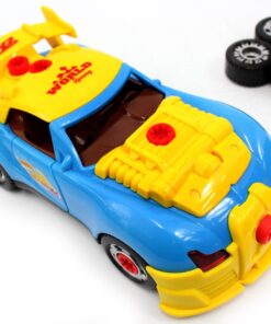 PowerTRC World Racing Car Take-A-Part Toy for Kids | 30 Take Apart Pieces | Tool Drill | Lights and Sounds 9 61FmE9k56kL