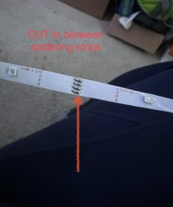 Tenmiro Led Lights for Bedroom 100ft (2 Rolls of 50ft) Music Sync Color Changing Strip Lights with Remote and App Control RGB Strip, for Room Home Party Decoration 40 61FmXze2sHL