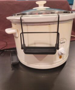 Slow Cooker Lid Holder for Cooking, Hand Free Pot Lid Organizer Fits Most Slow Cookers, Stainless Steel Pot Lid Rack with Silicone Sink Keeps Countertop No Mess (Black, 2 Pack) Black 42 61FmZJm7nDL