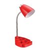 Limelights LD1002-RED Gooseneck Organizer Desk Lamp with iPad Tablet Stand Book Holder, Red 6.5 x 6.5 x 18.5 1 13 61FnG5MJeBL