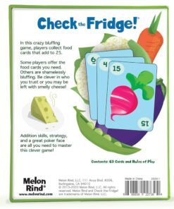 Melon Rind Check The Fridge! Math Game - Adding to 25 Card Game for Kids (Ages 8 and up) 6 61FpyETjYEL