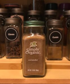 Simply Organic Ground Coriander Seed, 2.29-Ounce, Rich, Warm Earthy Yet Fruity Flavor, Bright Aroma, Slight Citrus Undertones 1 15 61Froc9eDAL