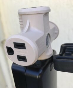 GE Z-Wave Wireless Smart Lighting Control Outdoor Module, On/Off, Plug-In, Black, Hub Required, 12720, Works with Alexa 29 61FryCOrj6L 1