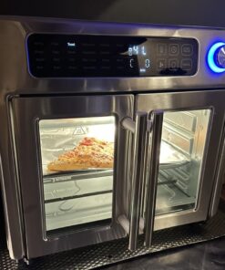 Emeril Lagasse 26 QT Extra Large Air Fryer, Convection Toaster Oven with French Doors, Stainless Steel 44 61FvuhsqwpL