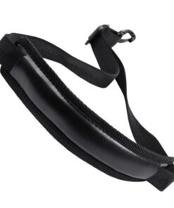 KUWAN Saxophone Neck Strap Soft Sax Leather strap Padded for Alto Sax Tenor Clarinet Baritone Soprano Horn Music Instrument (black) Black 15 61FxWUGnRFL