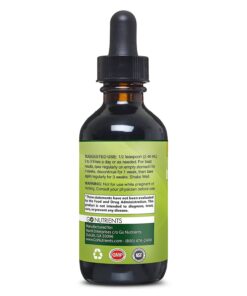 Go Nutrients Intestinal Edge Gut Detox Cleanse for Humans: Enhance Digestive Health, Boost Energy, Clear Skin with Black Walnut, Wormwood, Clove & Gentian Root for Adults & Kids 2oz Liquid Drops 27 61FyDsAIkL