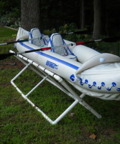 Sea Eagle SE370 Inflatable Sports Kayak -1-3 Person-Portable Stowable & Lightweight-with Seat(s), Paddle(s), Pump and Bag SE370 Sports Kayak Pro 40 61FyK q2yWL