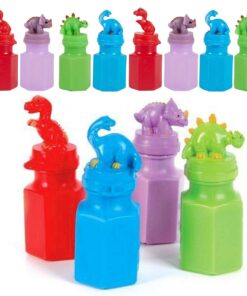 Kicko 12 Pcs Dinosaur Bubbles Bottles - Dinosaur Party Favor Bubbles for Birthday Parties, Party Favors for Kids 4-8 Multi Color Bubble Toys - Fun Party Toy for Kids 14 61FywA7Yk L