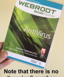 Webroot Antivirus Software 2023 | 3 Device | 1 Year Keycard Delivery for PC/Mac Keycard (PC/Mac) 1 Year 3 Device Standard 23 61FzqPpxdBL 1