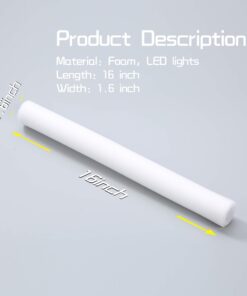 Fun Central 12 Pack - LED Supreme Foam Stick Baton Bulk - Light Up Batons for Wedding, Concert and Party - Multicolor 22 61G0KtYNA2L