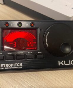 KLIQ MetroPitch - Metronome Tuner for All Instruments - with Guitar, Bass, Violin, Ukulele, and Chromatic Tuning Modes (MetroPitch, Black) 28 61G1Lsz7OgL
