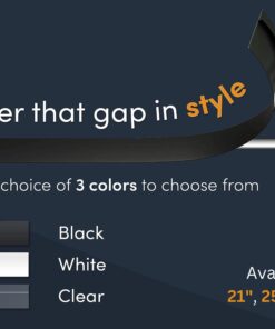 Linda’s Essentials Silicone Stove Gap Covers (2 Pack), Heat Resistant Oven Gap Filler Seals Gaps Between Stovetop and Counter, Easy to Clean Stove Gap Guard (21 Inches, Black) 21 Inches 31 61G21J8bCqL