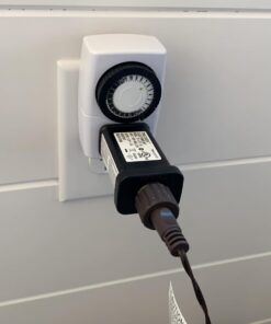 BN-LINK BND-60/U47 Indoor Mini 24-Hour Mechanical Outlet Timer, 3-Prong, 2-Pack White 37 61G3B3YxrNL