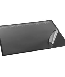 Artistic Office Products 17" x 22" Logo Pad Lift-top Desktop Organizer Desk Mat, Black/Clear 17-inch x 22-inch 10 61G6ZSsJrkL