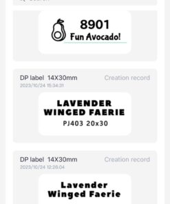 Phomemo D30 Label Maker Machine with Tape, Portable Bluetooth Printer, Small Smart Phone Handheld Sticker Mini Labeler Multiple Templates Font Icon Easy to Use Inkless Rechargeable F Office Home Green 60 61G8ZBrBrFL