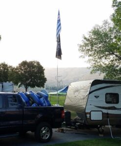 Flagpole-To-Go Portable Telescopic Aluminum Flagpole 20 ft. 22 61G8hM1orVL