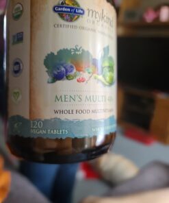 Garden of Life mykind Organics Whole Food Multivitamin for Men 40+, Vegan Mens Multi for Health & Well-Being Certified & Minerals for Men Over 40 Mens Vitamins, 120 Tablets 120 Count (Pack of 1) 23 61G9U7PXkrL