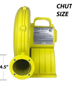 Zoom Blowers Portable Air Pump for Inflatables - Energy Efficient High Power Compact Residential Air Blower for Bounce Houses, Slide Combos, Water Slides and Obstacle Course for Kids .5 HP 13 61GANAyILL