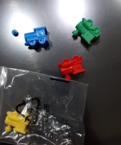 Spin Master Games Double Fifteen Color Dot Dominoes Game in a Tin (6029741) 33 61GBKQ32noL