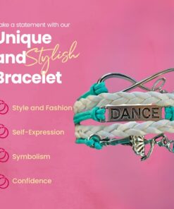 Infinity Collection Dance Bracelet- Girls Dance Jewelry - Perfect Gift For Dance Recitals, Dancers and Dance 10 61GBtR p5TL
