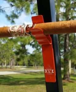 Cigar Clips & Stands - Cigar Holder - Strong Magnetic Cigar Clip for Golf Cart Boating Any Surface - Cigar Accessories for Men Holds Any Size - Cigar Minder Clip - All Purpose Cigar Holder Red 15 61GC1afCNsL