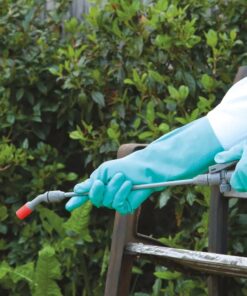 SHOWA 730 Nitrile Cotton Flock-lined Chemical Resistant Glove, Large (Pack of 12 Pairs),Light Green 10 61GCjcPFYgL