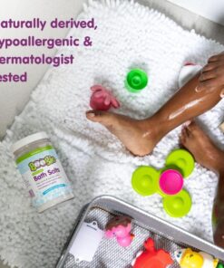 Kids Bath Salts by The Makers of Boogie Wipes, Boogie Fizzies, Calming Bath Salts, Naturally Derived, Made with Natural Essential Oils, Eucalyptus, 15 oz, Pack of 1 15.00 Ounce (Pack of 1) 10 61GDbYIWTL