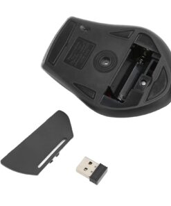 EBTOOLS 2.4GHz Wireless Optical Mouse,Ergonomics Battery Powered 6 Key Wireless Mouse with USB Receiver for PC Laptop Desktop for Windows for Vista 14 61GE4CAYJ L