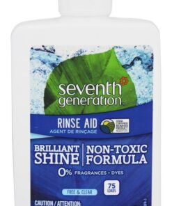 Seventh Generation Dishwasher Rinse Aid - 8 oz - 2 pk Unscented 8 Fl Oz (Pack of 2)