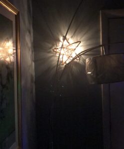 Kurt Adler UL1219/NAT 10 Light Indoor Rattan Natural Star Treetop 47 61GGv4f apL