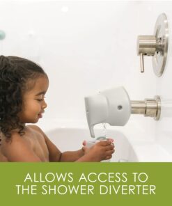 Puj – Snug, Ultra-Soft Spout Cover for Bathtub Taps, BPA-and-PVC-Free Faucet Cover for Safe Baths, Non-Absorbent Bathtub Faucet Cover, Kids’ Bathroom Safety Products, Grey 13 61GH2GTw3CL