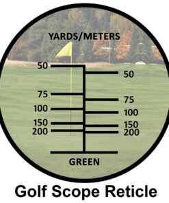 Barska Blueline 8x22 Waterproof Golf Scope Monocular with Built-in Internal Distance Reticle 11 61GH2t41JkL