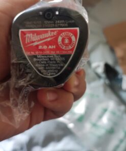 Milwaukee 48-11-2401 Genuine OEM M12 REDLITHIUM 12 Volt 1.5 Amp Compact Lithium Ion Battery with Overload Protection for Cordless Power Tools 23 61GHZBrW91L