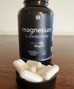 Sports Research Magtein Magnesium L-Threonate Capsules - Magnesium Supplement for Memory, Focus & Cognition - Magnesium L Threonate Supports Brain Health, Sleep & Mood - 2000mg, 90 Capsules for Adults 90 Count (Pack of 1) 29 61GHiG4TXlL