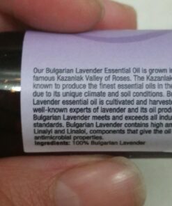 Lavender Essential Oil 10 ml (Bulgarian) 100% Pure Natural Undiluted Therapeutic Grade for Skin, Body and Hair Growth, Aromatherapy Diffuser, Great for Relaxation and Calming. 41 61GHkptAFEL