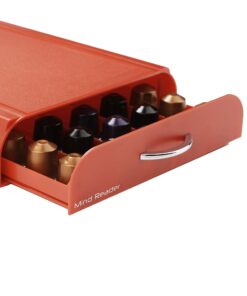 Mind Reader 50 Capacity Nespresso Capsule, 24 Capacity Vertuoline Coffee Pod Storage Drawer Organizer, Red 9.21 x 15.94 x 2.36 21 61GIkWpfNPL