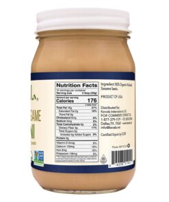 Alternative view of Kevala Organic Sesami Tahini, 16 Ounce Seseme tahini 1 Pound (Pack of 1)
