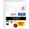 Five Star Loose Leaf Paper + Study App, 4 Pack, 3 Hole Punched, Reinforced Filler Paper, College Ruled Paper, 11" x 8-1/2", 100 Sheets/Pack (38032) 16 61GLlut2cpL