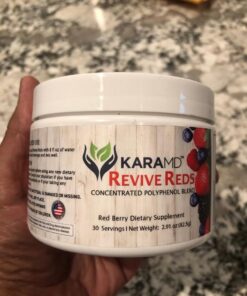 KaraMD Revive Reds - Superfood Powder Supplement for Inflammation & Natural Energy - with Shilajit, Antioxidants & Polyphenols - Mixed Berry Flavor - 30 Concentrated Drink Mix Servings 1 20 61GMDvsoElL