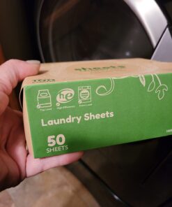 Sheets Laundry Club - As Seen On Shark Tank - Laundry Detergent - (Up to 100 Loads) 50 Laundry Sheets- Fresh Linen Scent - No Plastic Jug - New Liquid-Less Technology - Lightweight - Easy To Use - 50 Count (Pack of 1) 42 61GNOjFNZL